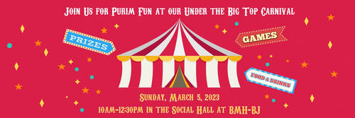 		                                		                                    <a href="https://www.bmhbjpreschool.org/purim/"
		                                    	target="">
		                                		                                <span class="slider_title">
		                                    Purim Carnival 2023		                                </span>
		                                		                                </a>
		                                		                                
		                                		                            	                            	
		                            <span class="slider_description">Our BMH-BJ Preschool Carnival is open to the whole community. This Purim, come to enjoy the topsy-turvy, wildly wacky, fun filled festivities we have in store for the entire family!</span>
		                            		                            		                            <a href="https://www.bmhbjpreschool.org/purim/" class="slider_link"
		                            	target="">
		                            	Click Here for Registration		                            </a>
		                            		                            